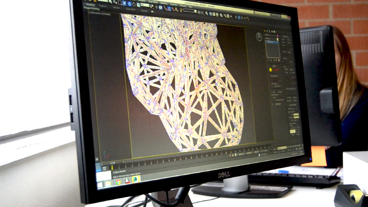 A ceramic powder 3D printed object, realized in collaboration with Tresdenou technology and team with whom we have worked to develop its technical process to manufacture it.